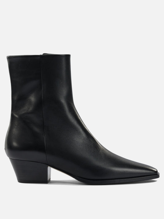 Stivaletti con zip 100% leather - 70% leather 30% rubber  Nero - Aeyde Donna | VIETTI Online Store 
