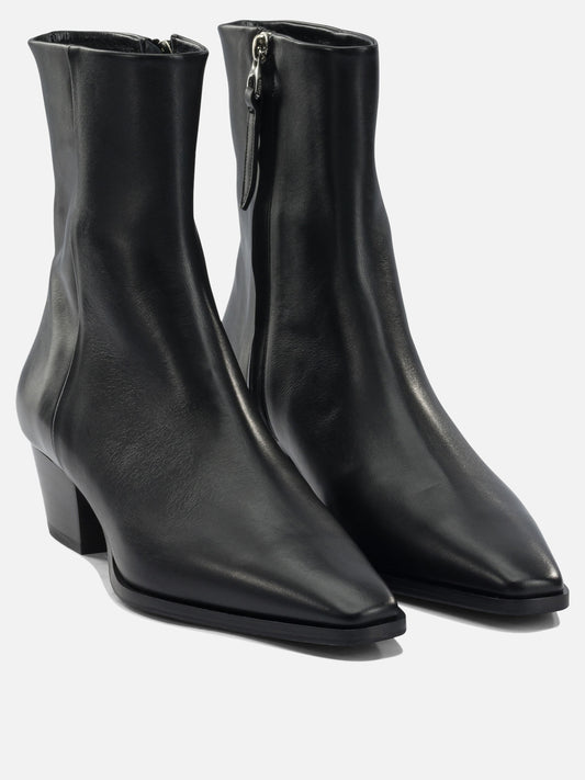 Stivaletti con zip 100% leather - 70% leather 30% rubber  Nero - Aeyde Donna | VIETTI Online Store | 2
