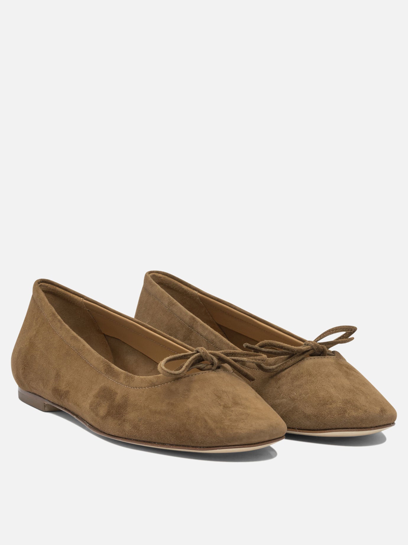 Classic ballet flats 100% leather - 100% leather  Brown - Aeyde Women | PDP | VIETTI Online Store | thumbnail_2