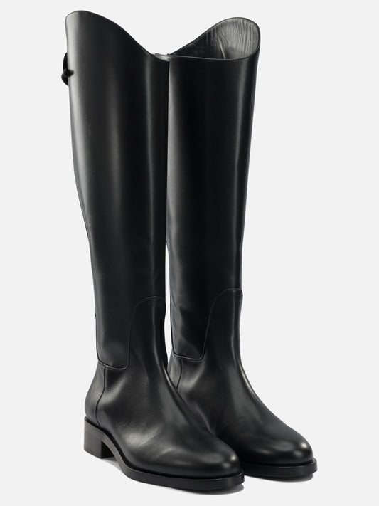 Al ginocchio 100% leather - 70% leather 30% rubber  Nero - Aeyde Donna | VIETTI Online Store | 2
