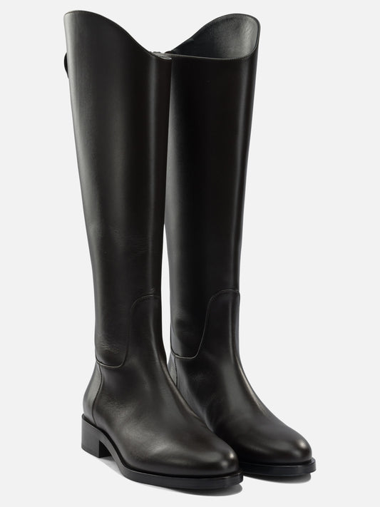 Al ginocchio 100% leather - 70% leather 30% rubber  Marrone - Aeyde Donna | VIETTI Online Store | 2
