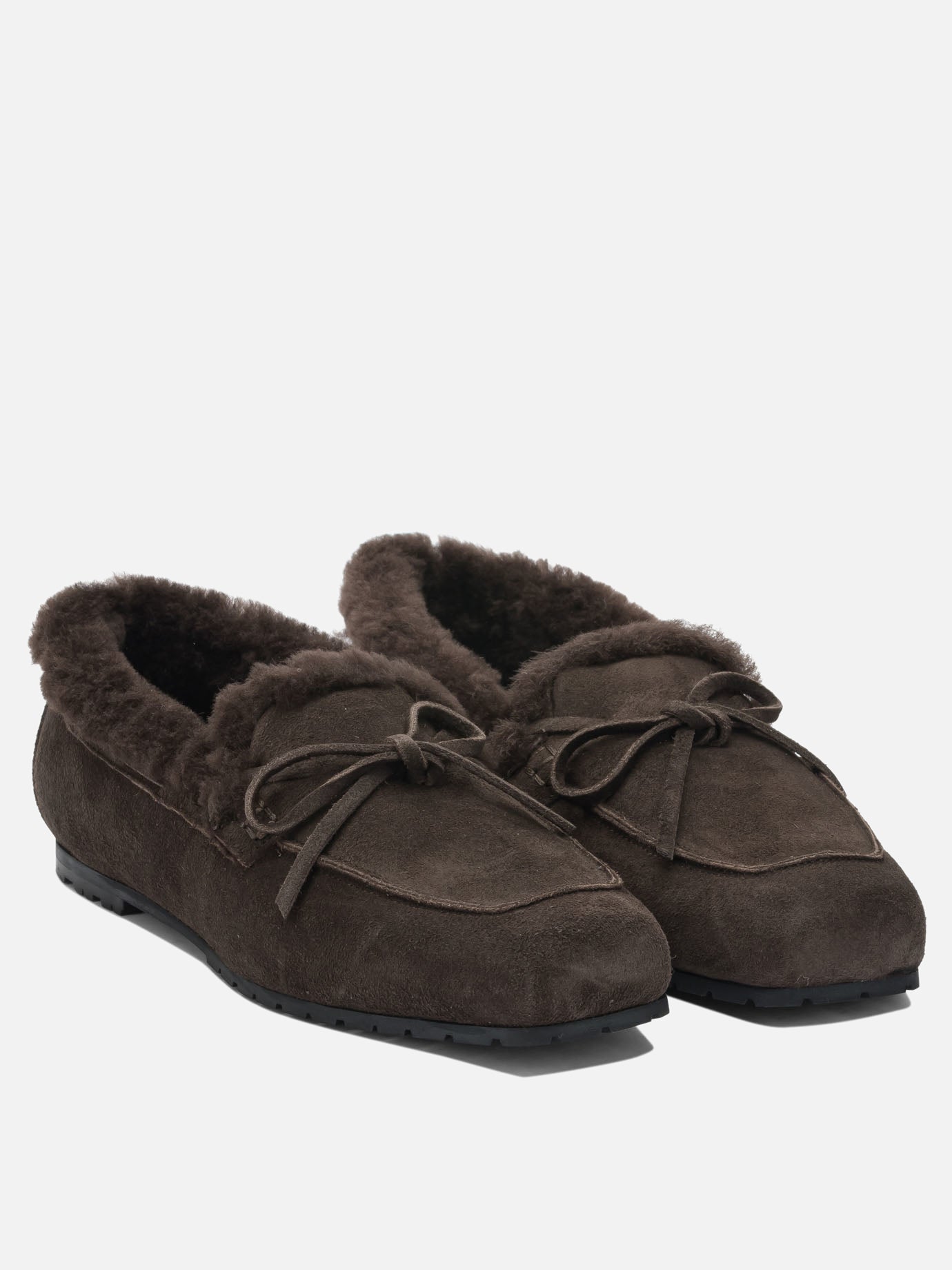 Loafers 100% cow suede leather - 100% leather  Brown - Aeyde Women | PDP | VIETTI Online Store | Zoom-Modal_2
