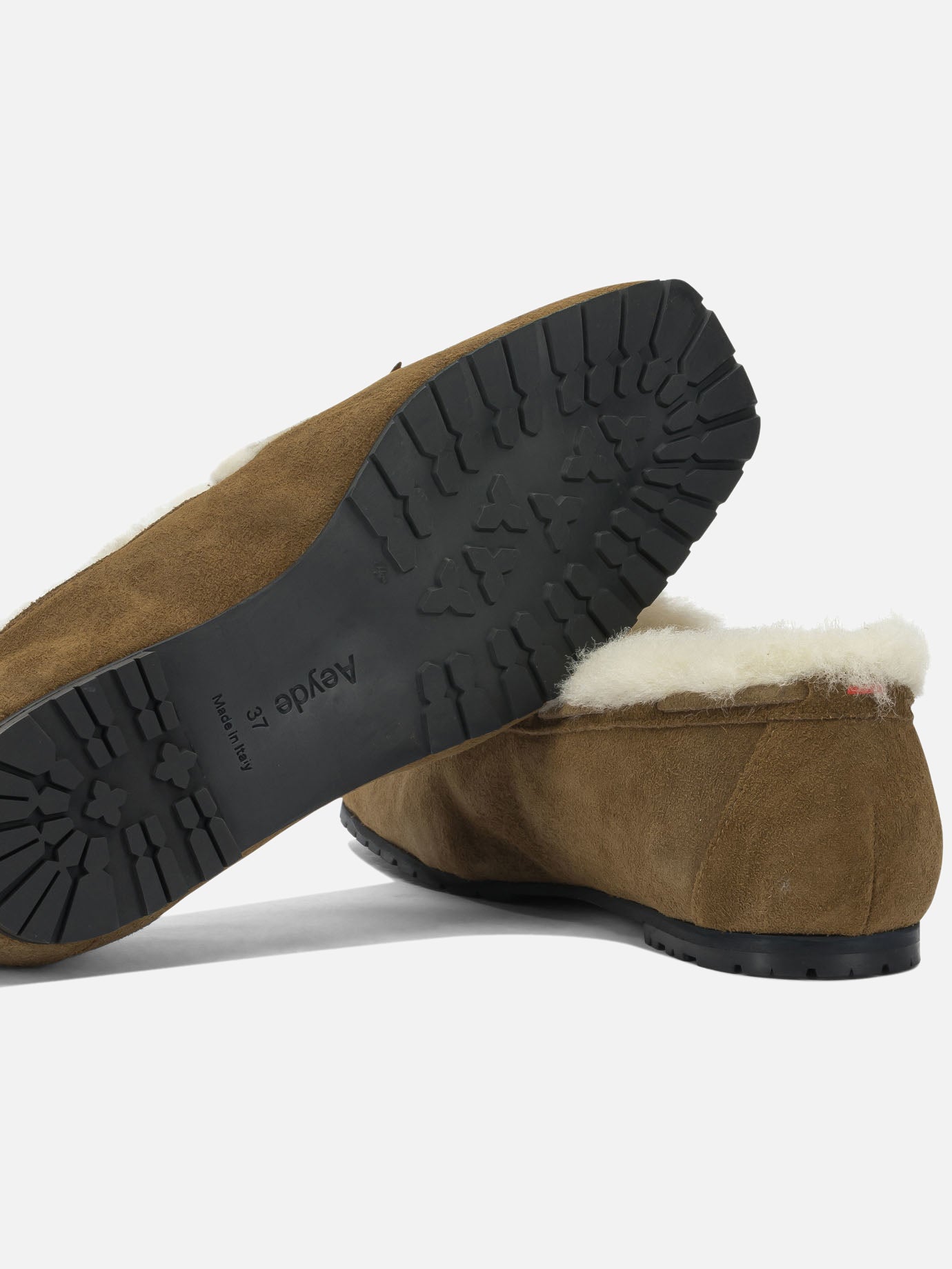 Loafers 100% cow suede leather - 100% leather  Brown - Aeyde Women | PDP | VIETTI Online Store | thumbnail_5
