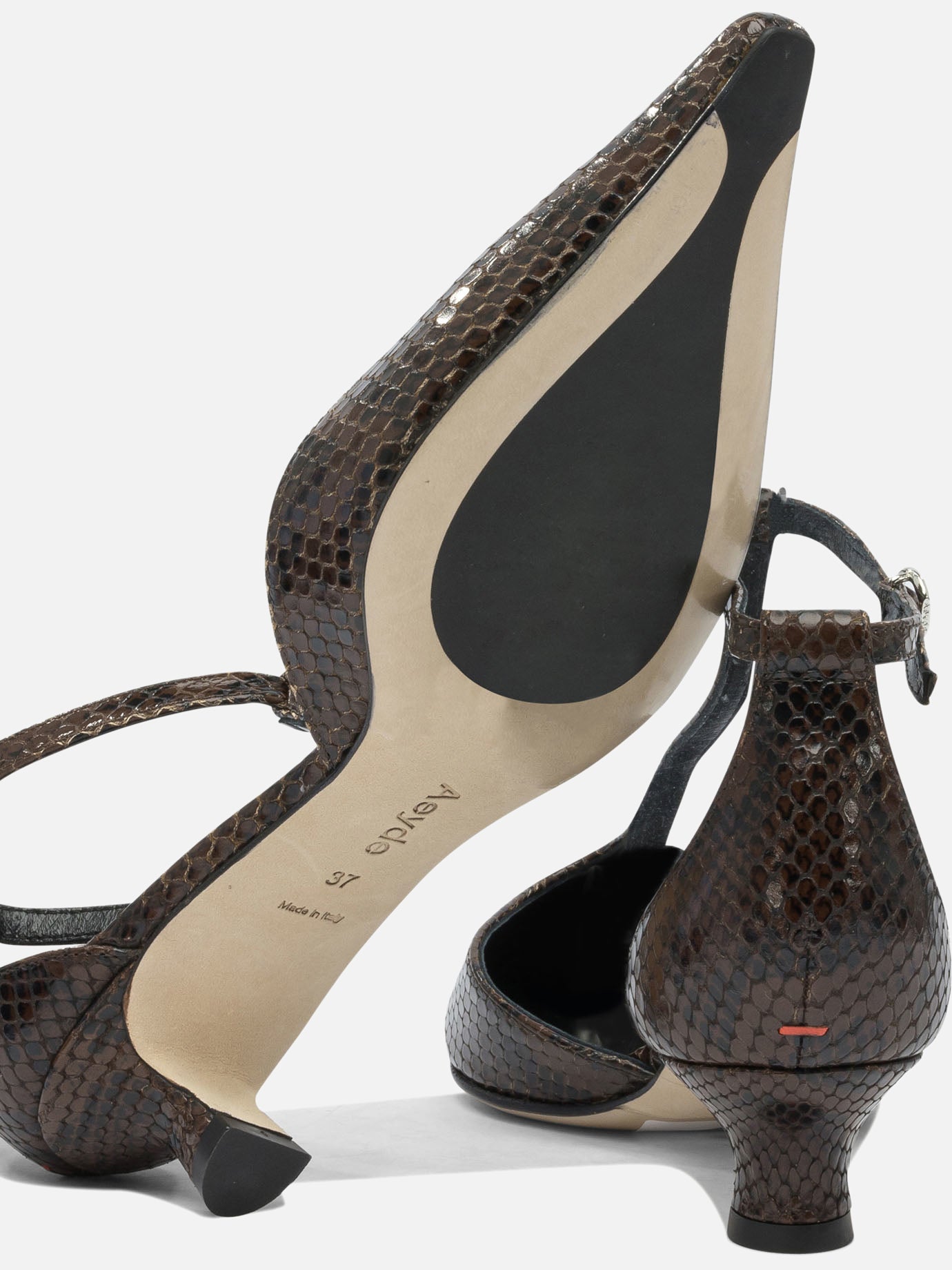 Pumps 100% leather - 70% leather 30% rubber  Brown - Aeyde Women | PDP | VIETTI Online Store | Zoom-Modal_5
