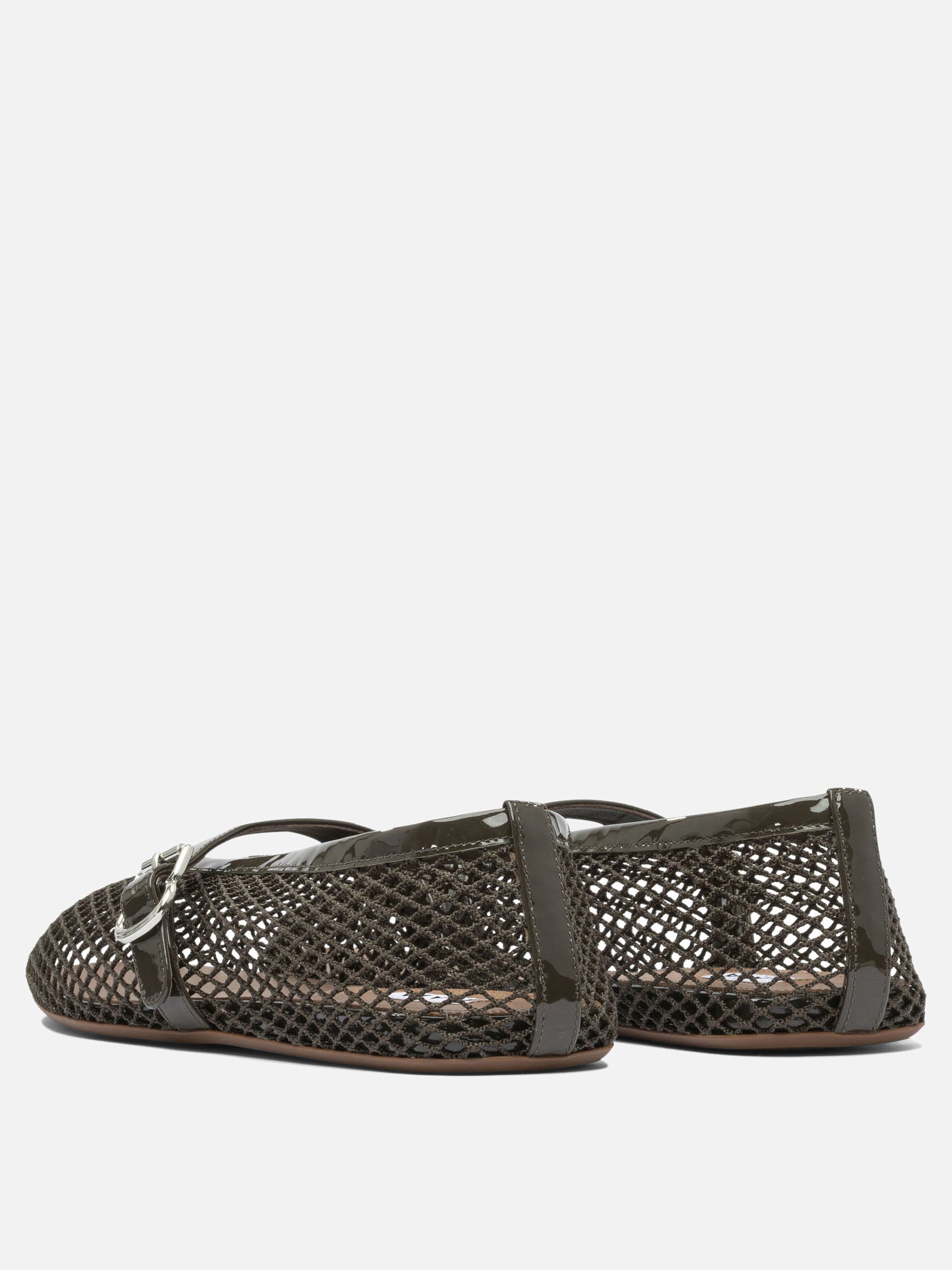 Alaïa Ballerine in rete 17579956_36 Green thumbnail_4
