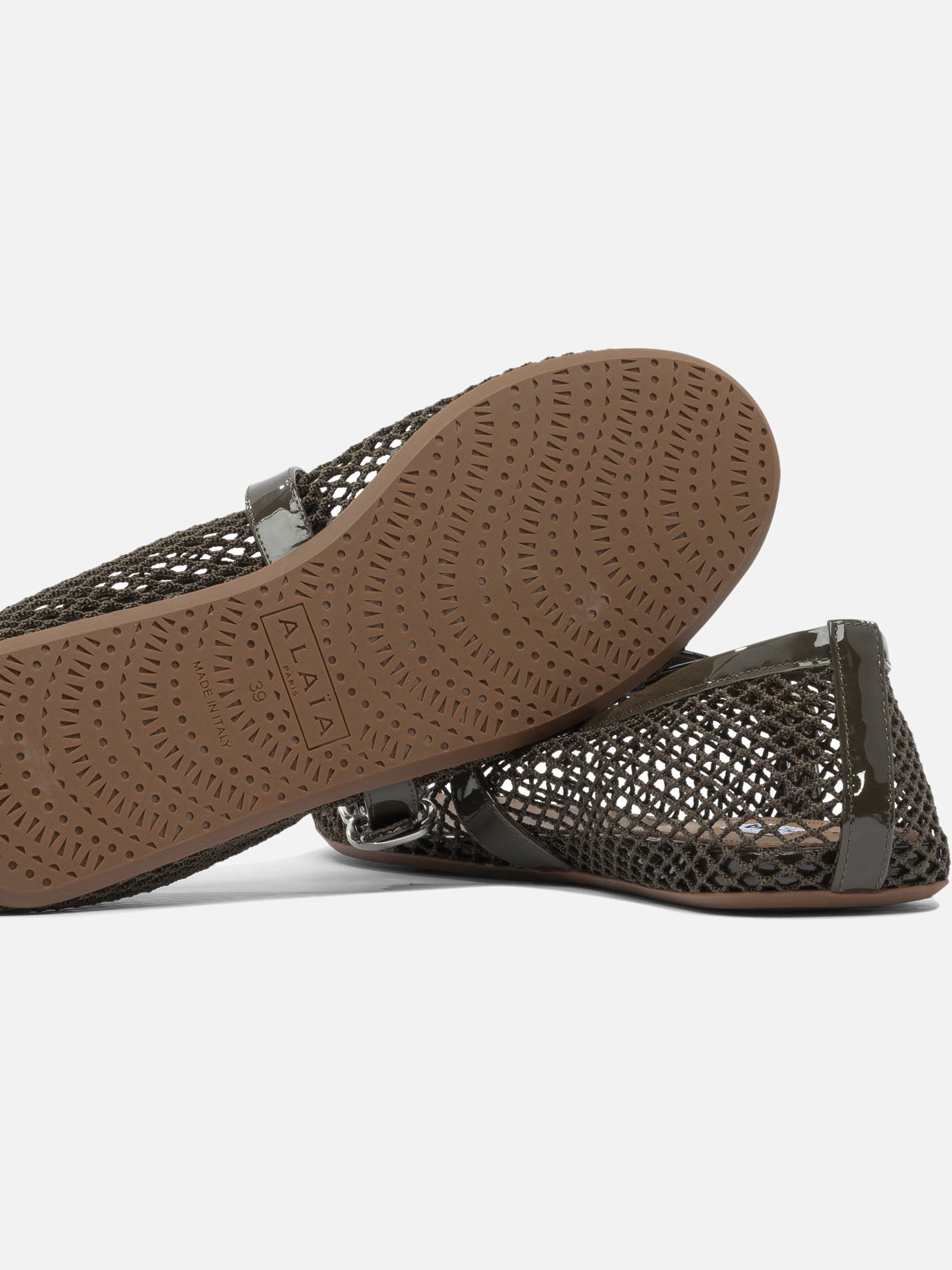 Alaïa Ballerine in rete 17579956_36 Green thumbnail_5