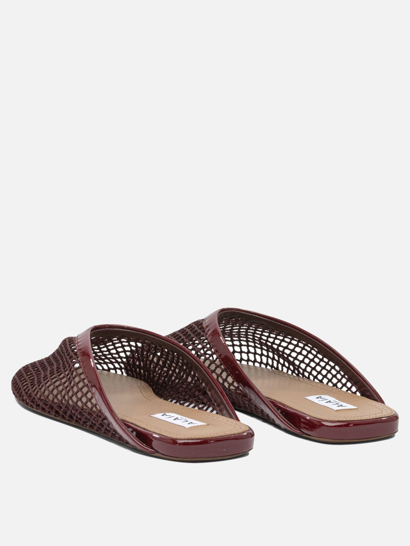 Mule 80% polyamide 20% leather - 100% rubber  Rosso - Alaïa Donna | PDP | VIETTI Online Store | Zoom-Modal_4
