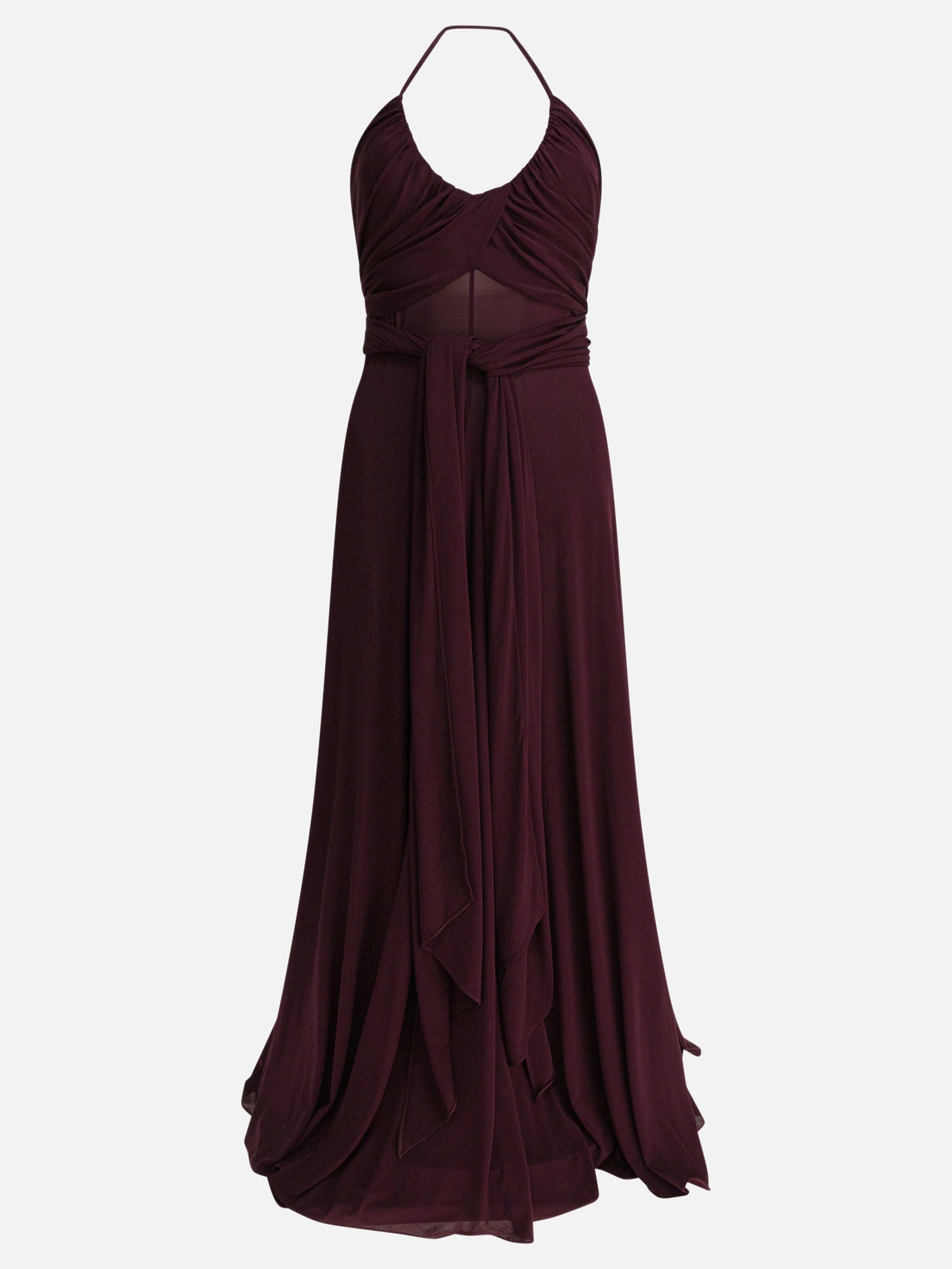 Long dresses Solid colour  Bordeaux - Alaïa Women | PDP | VIETTI Online Store | Zoom-Modal
