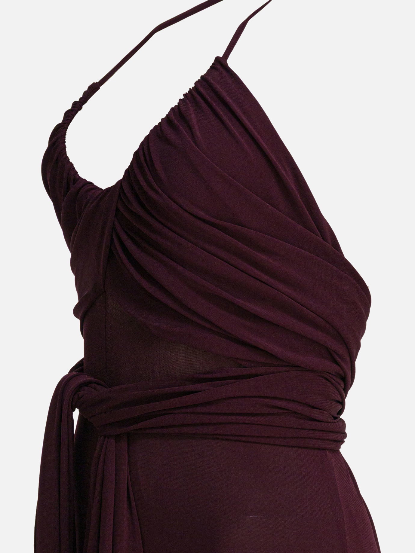 Long dresses Solid colour  Bordeaux - Alaïa Women | PDP | VIETTI Online Store | Zoom-Modal_3
