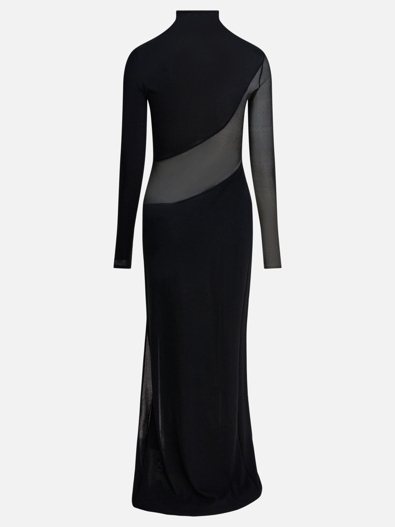 Long dresses Solid colour  Black - Alaïa Women | PDP | VIETTI Online Store | thumbnail_2