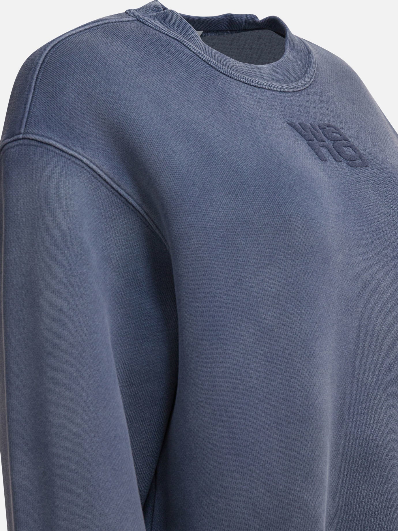 Crewnecks Logo  Blue - Alexander Wang Women | PDP | VIETTI Online Store | Zoom-Modal_4
