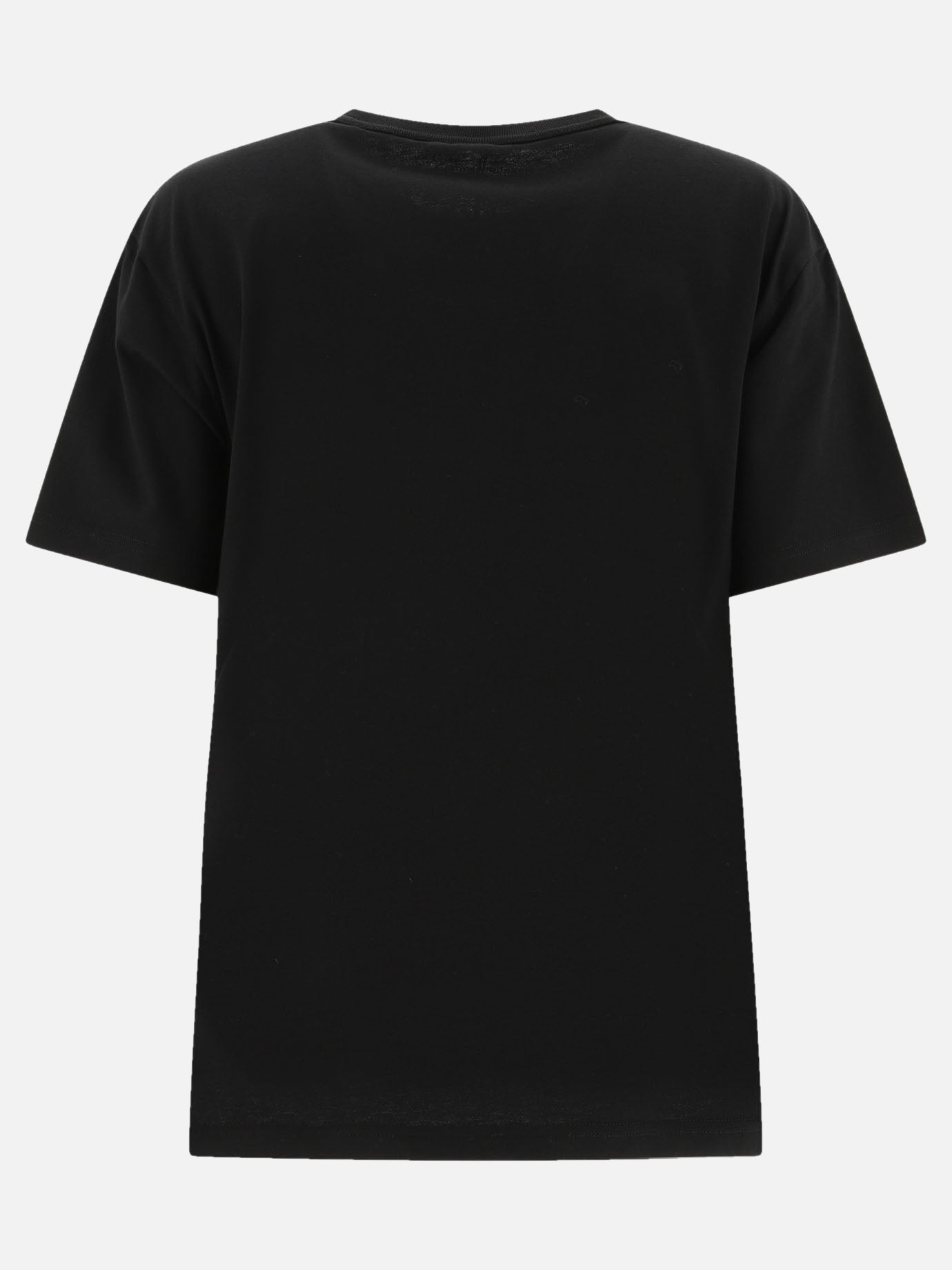 T-shirt girocollo Solid colour  Nero - Alexander Wang Donna | PDP | VIETTI Online Store | thumbnail_2