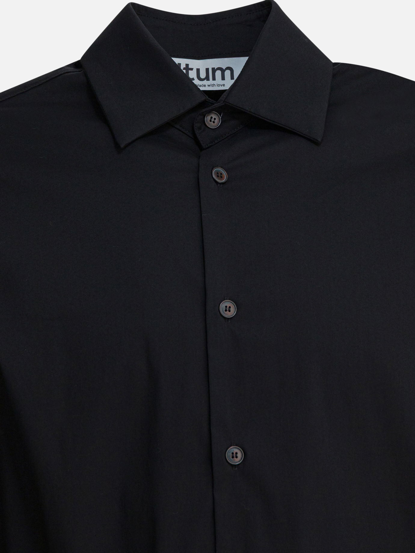 Camicie formali Solid colour  Nero - Altum Uomo | PDP | VIETTI Online Store | Zoom-Modal_3
