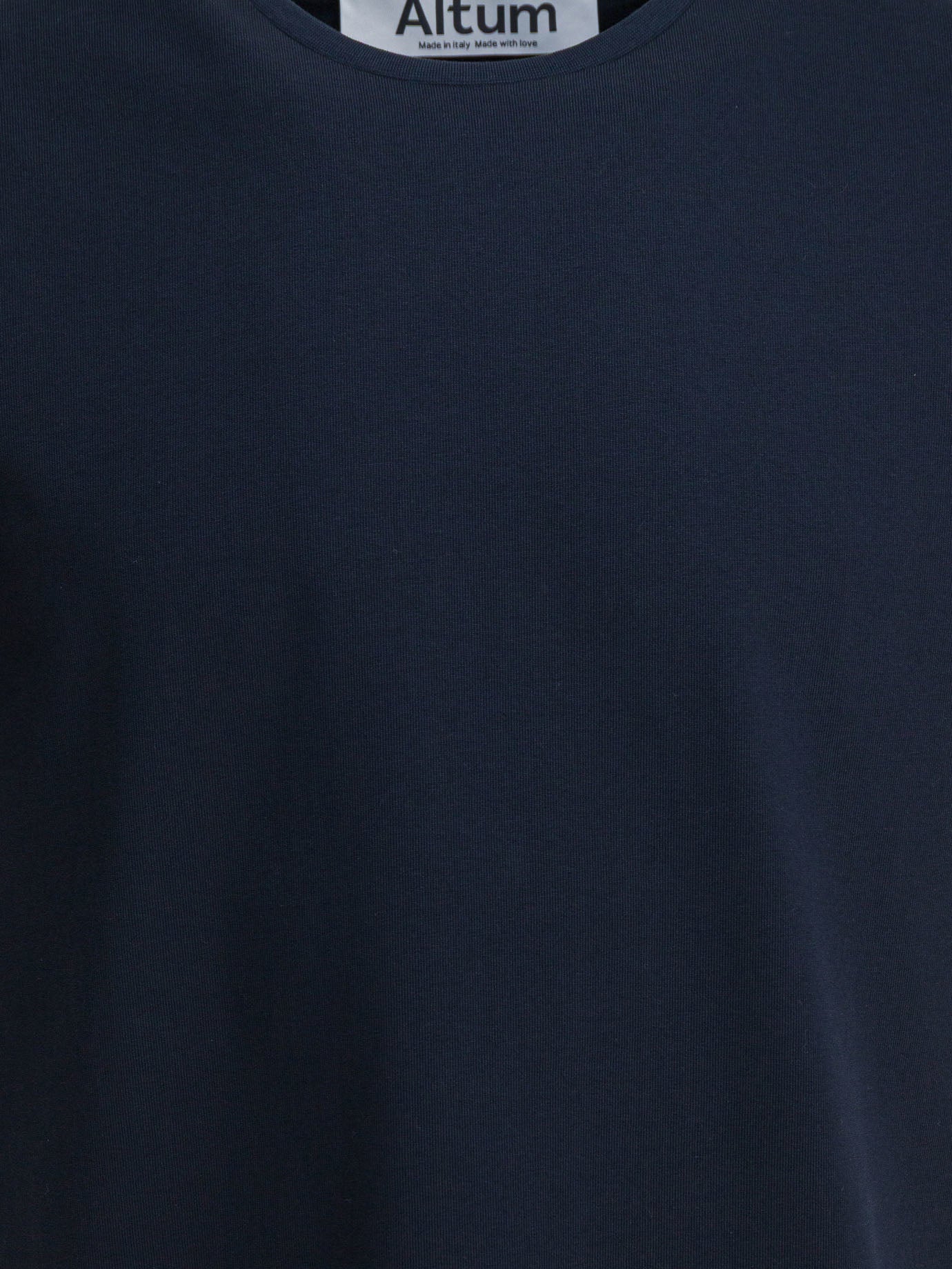 Crewneck t-shirts Solid colour  Blue - Altum Men | PDP | VIETTI Online Store | Zoom-Modal_3
