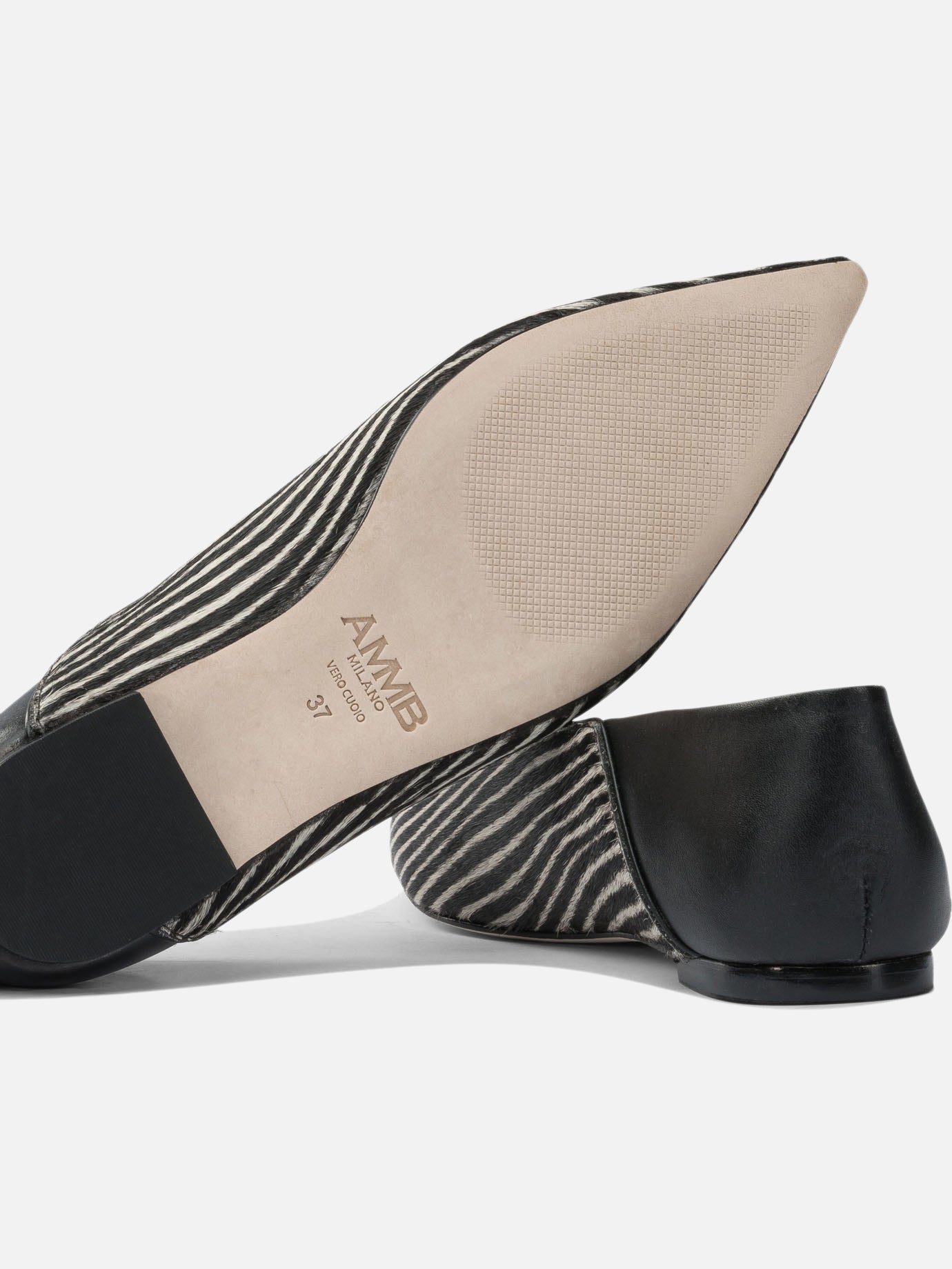 Ballerine classiche 100% calf leather - 100% leather  Nero - Ammb Milano Donna | PDP | VIETTI Online Store | Zoom-Modal_5
