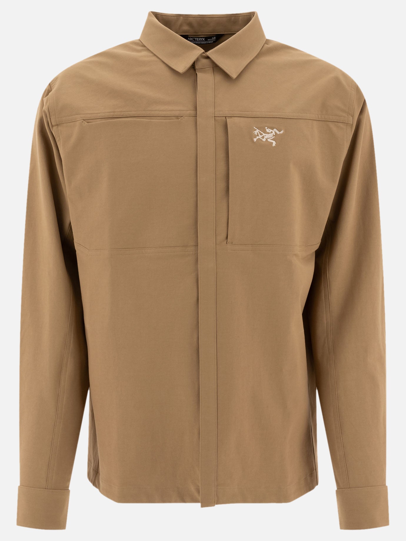 Overshirt jackets Logo  Beige - Arc'teryx Men | PDP | VIETTI Online Store | Zoom-Modal

