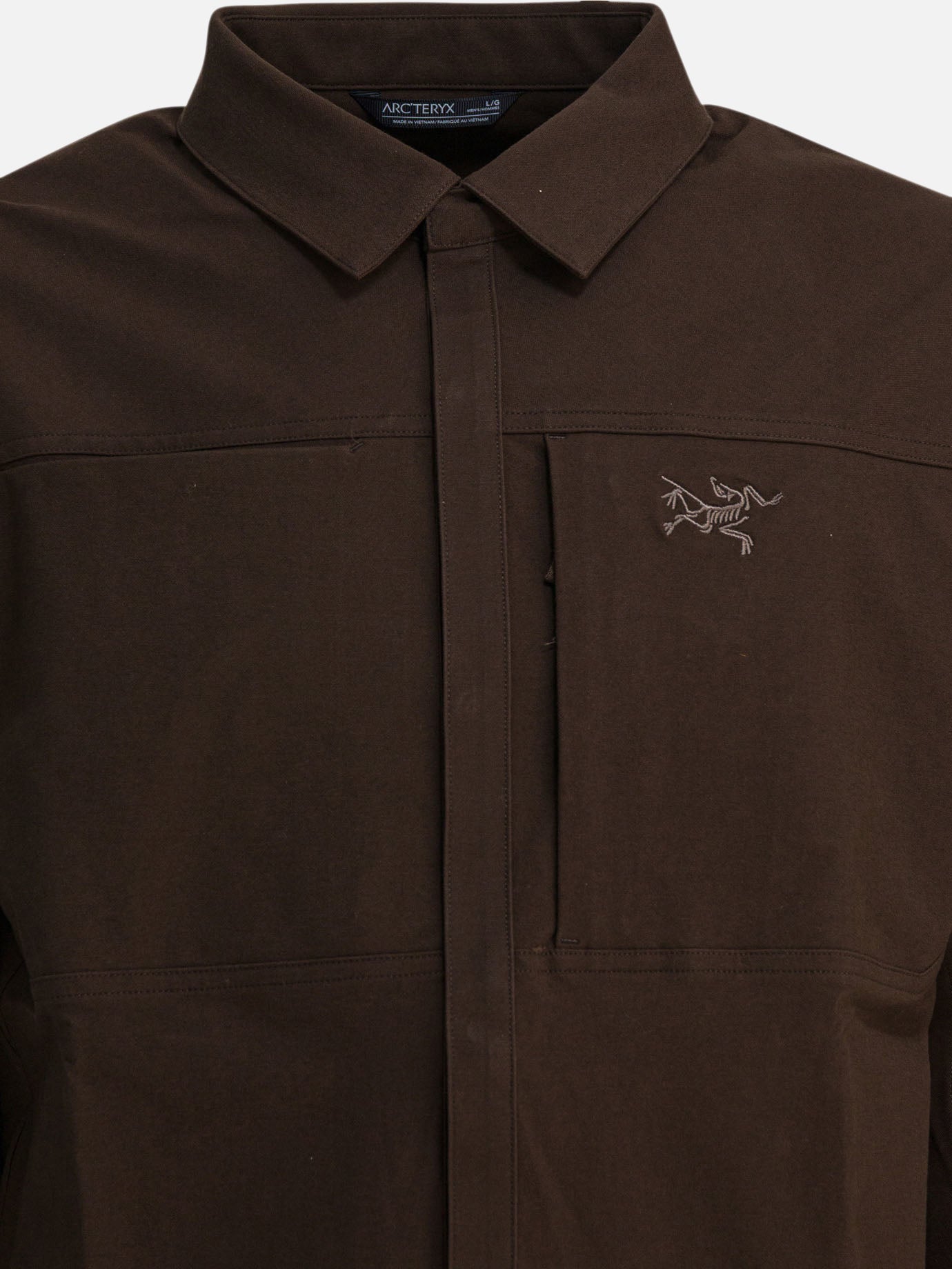 Giacche overshirt Logo  Marrone - Arc'teryx Uomo | PDP | VIETTI Online Store | Zoom-Modal_3
