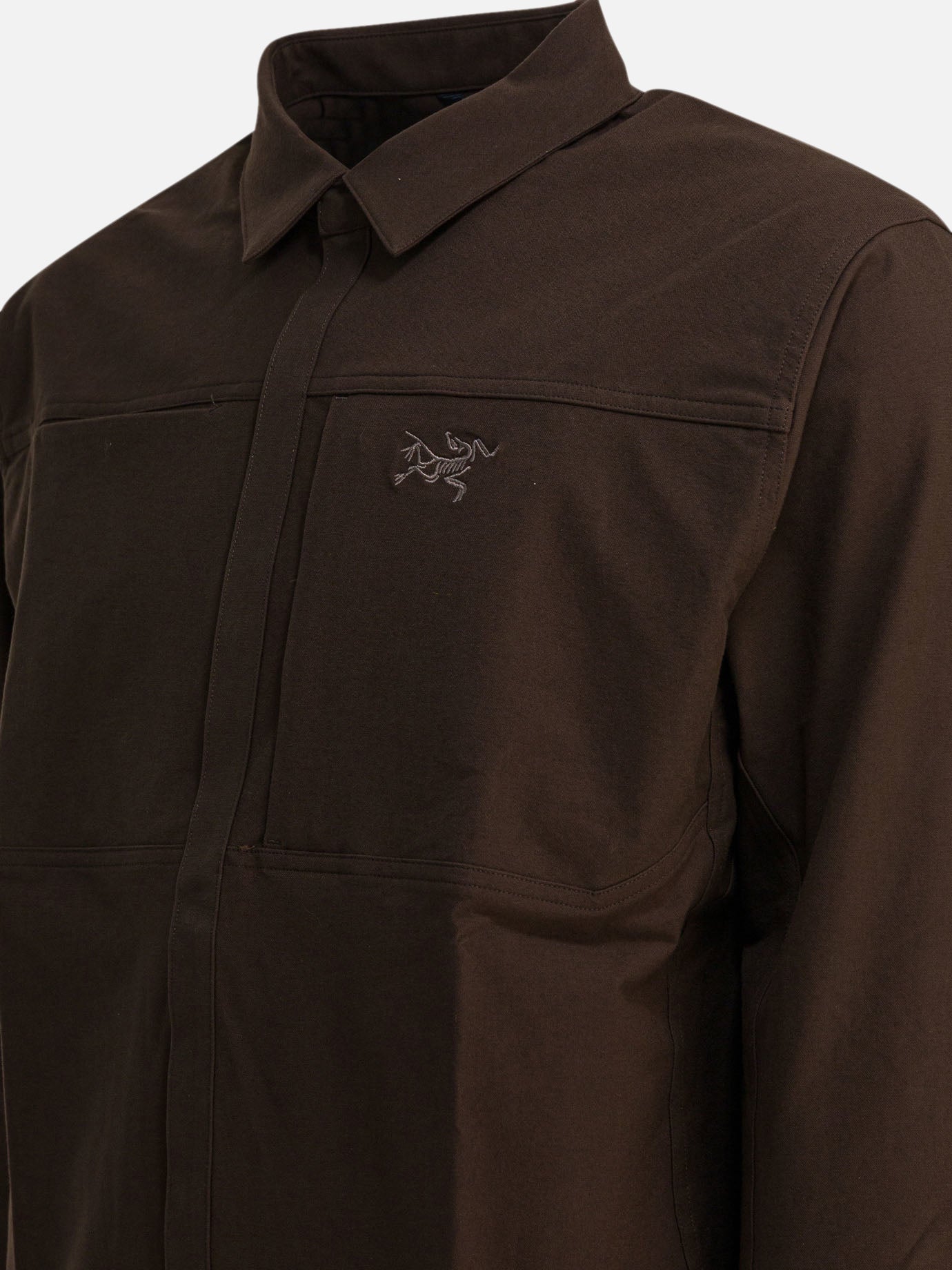 Giacche overshirt Logo  Marrone - Arc'teryx Uomo | PDP | VIETTI Online Store | Zoom-Modal_4
