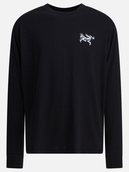 Crewneck t-shirts Logo  Black - Arc'teryx Men | PDP | VIETTI Online Store 
