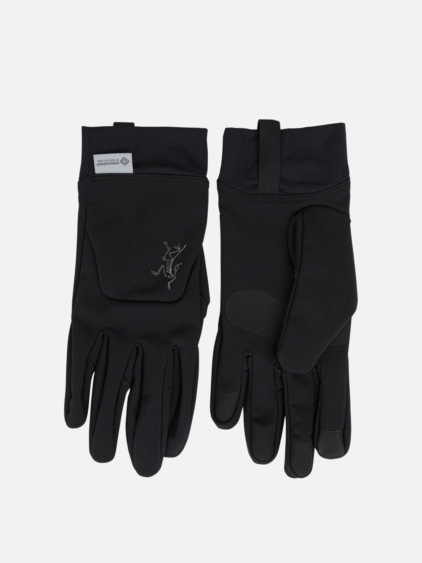 Guanti sportivi 92% nylon 8% elastane with epe & pu membrane 100% polyester backing glove secondary fabric: 84% polyester 16% elastane  Nero - Arc'teryx Uomo | PDP | VIETTI Online Store | Zoom-Modal
