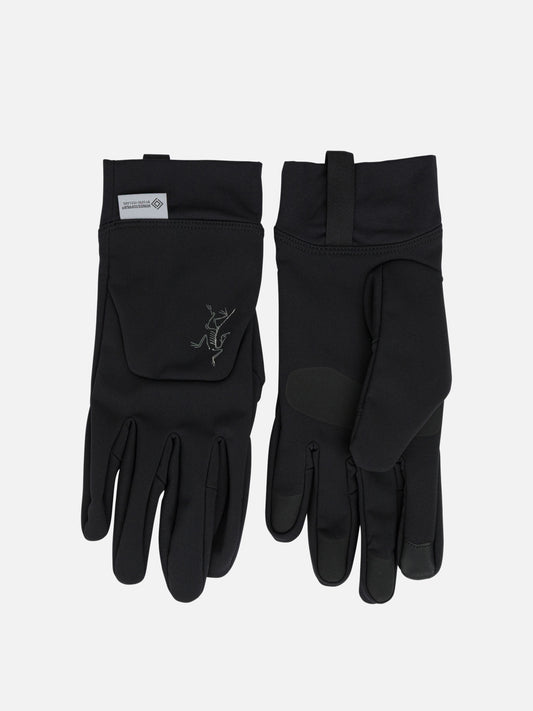 Guanti sportivi 92% nylon 8% elastane with epe & pu membrane 100% polyester backing glove secondary fabric: 84% polyester 16% elastane  Nero - Arc'teryx Uomo | PDP | VIETTI Online Store 
