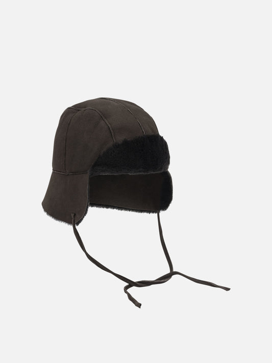 Beanies 100% lamb leather  Brown - Auralee Women | PLP | VIETTI Online Store | 2
