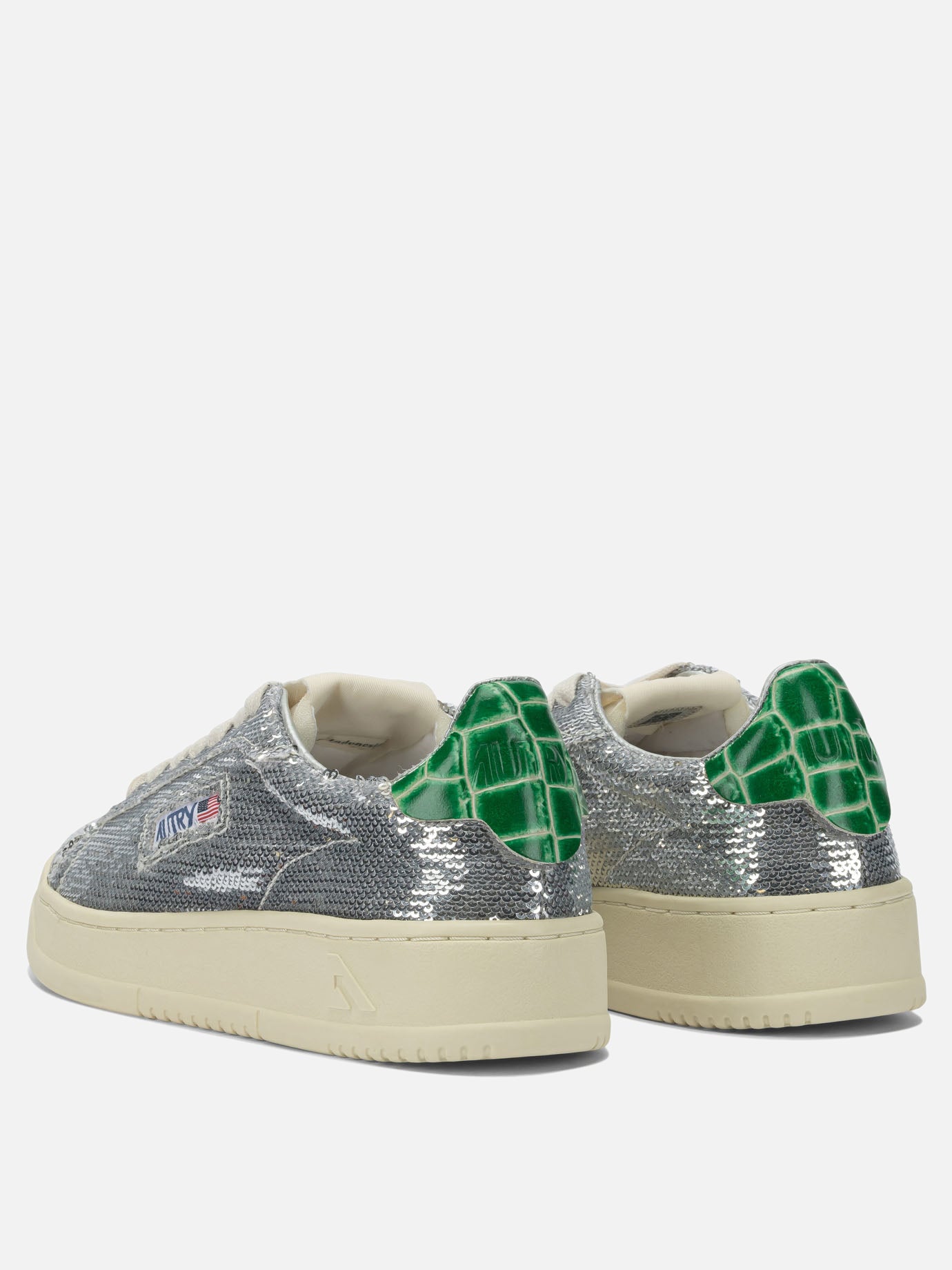 Low top sneakers 100% leather - 100% rubber  Silver - Autry Women | PDP | VIETTI Online Store | Zoom-Modal_4
