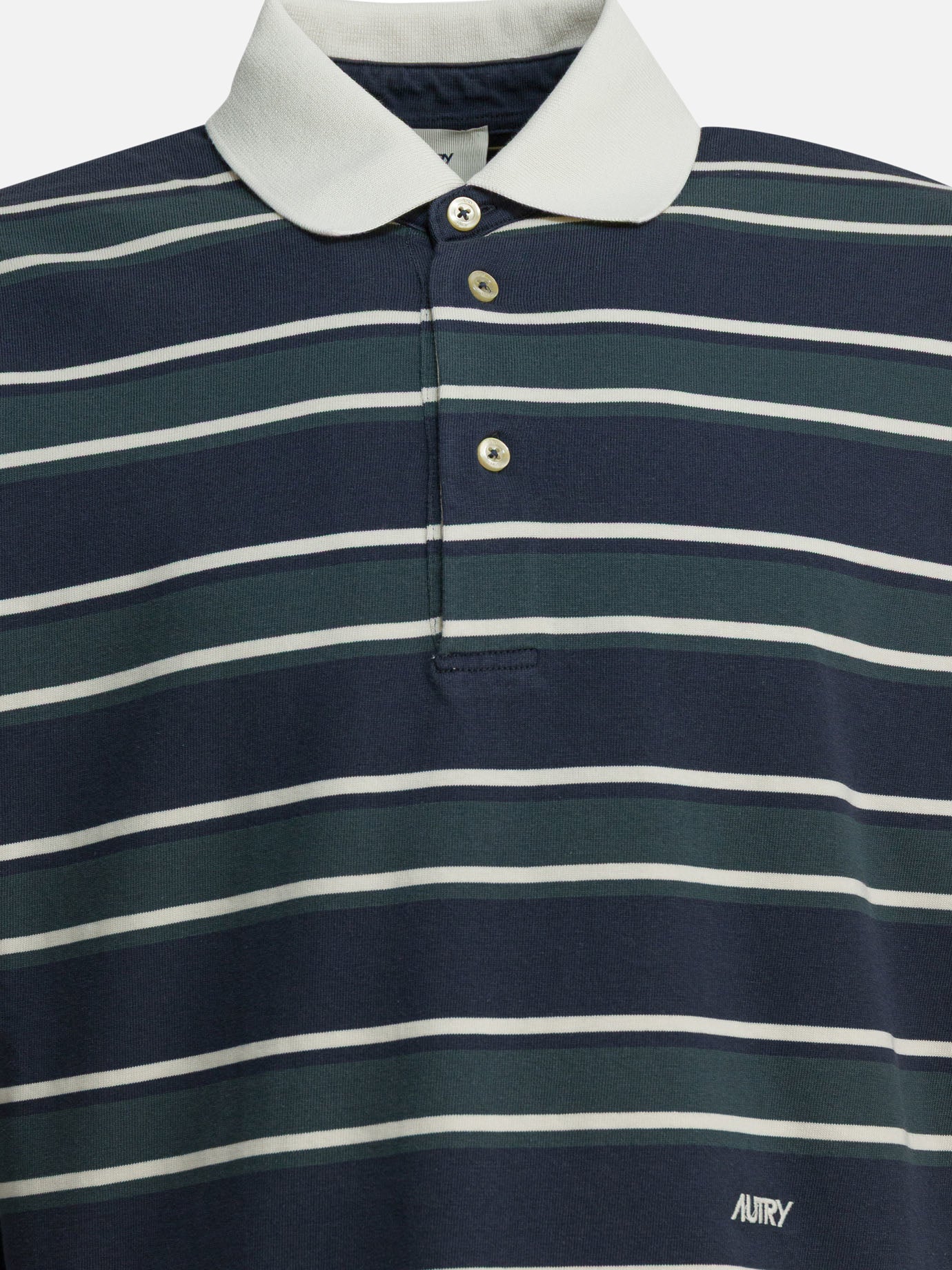 Polo con bottoni Striped  Blu - Autry Uomo | PDP | VIETTI Online Store | Zoom-Modal_3
