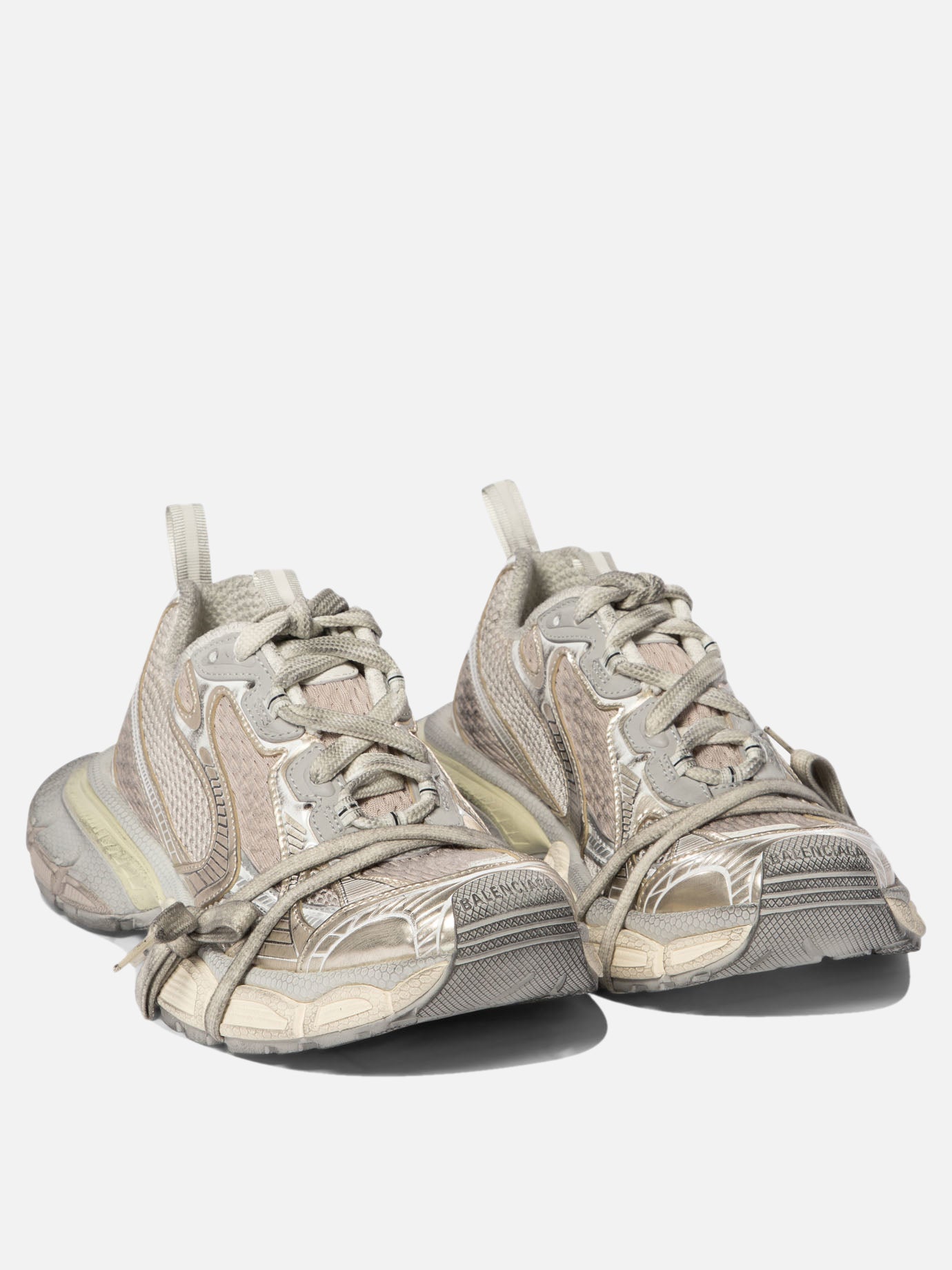 Sneaker basse 55% polyurethane 45% polyester - 100% rubber  Bianco - Balenciaga Donna | PDP | VIETTI Online Store | thumbnail_2