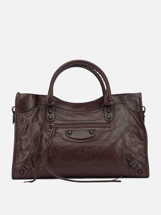 Borse medie 100% lamb leather  Bordeaux - Balenciaga Donna | PLP | VIETTI Online Store 
