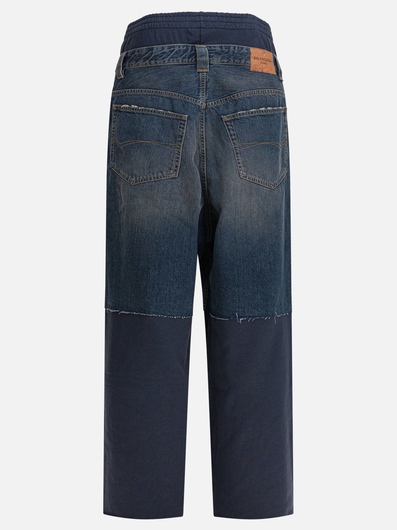 Jeans a gamba larga Denim  Blu - Balenciaga Uomo | PDP | VIETTI Online Store | Zoom-Modal_2
