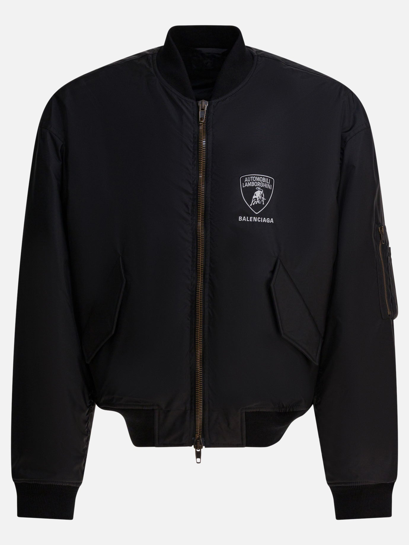 Bomber Logo  Nero - Balenciaga Uomo | PDP | VIETTI Online Store | thumbnail