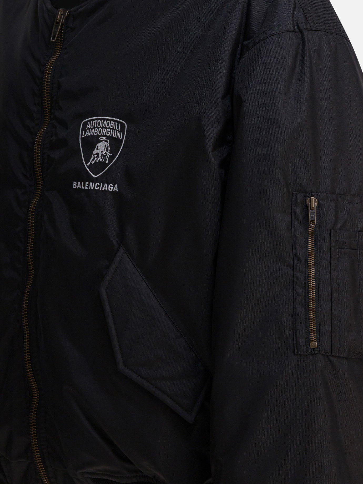 Bomber Logo  Nero - Balenciaga Uomo | PDP | VIETTI Online Store | Zoom-Modal_4
