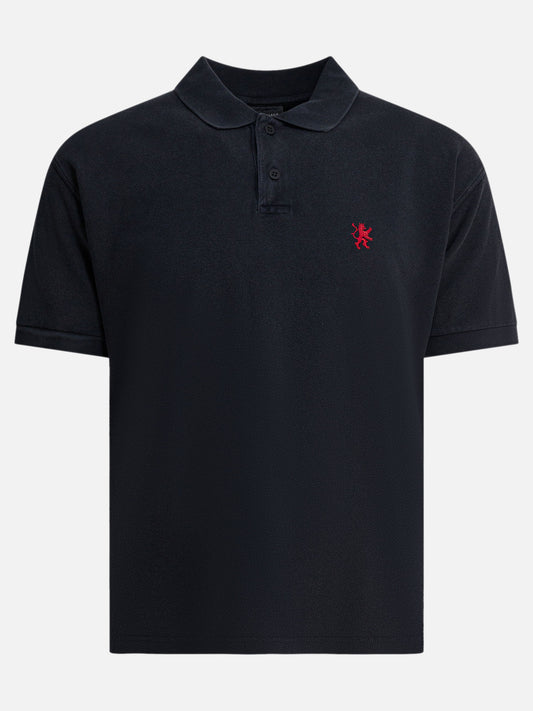 Polo con bottoni Solid colour  Nero - Balenciaga Uomo | PLP | VIETTI Online Store 
