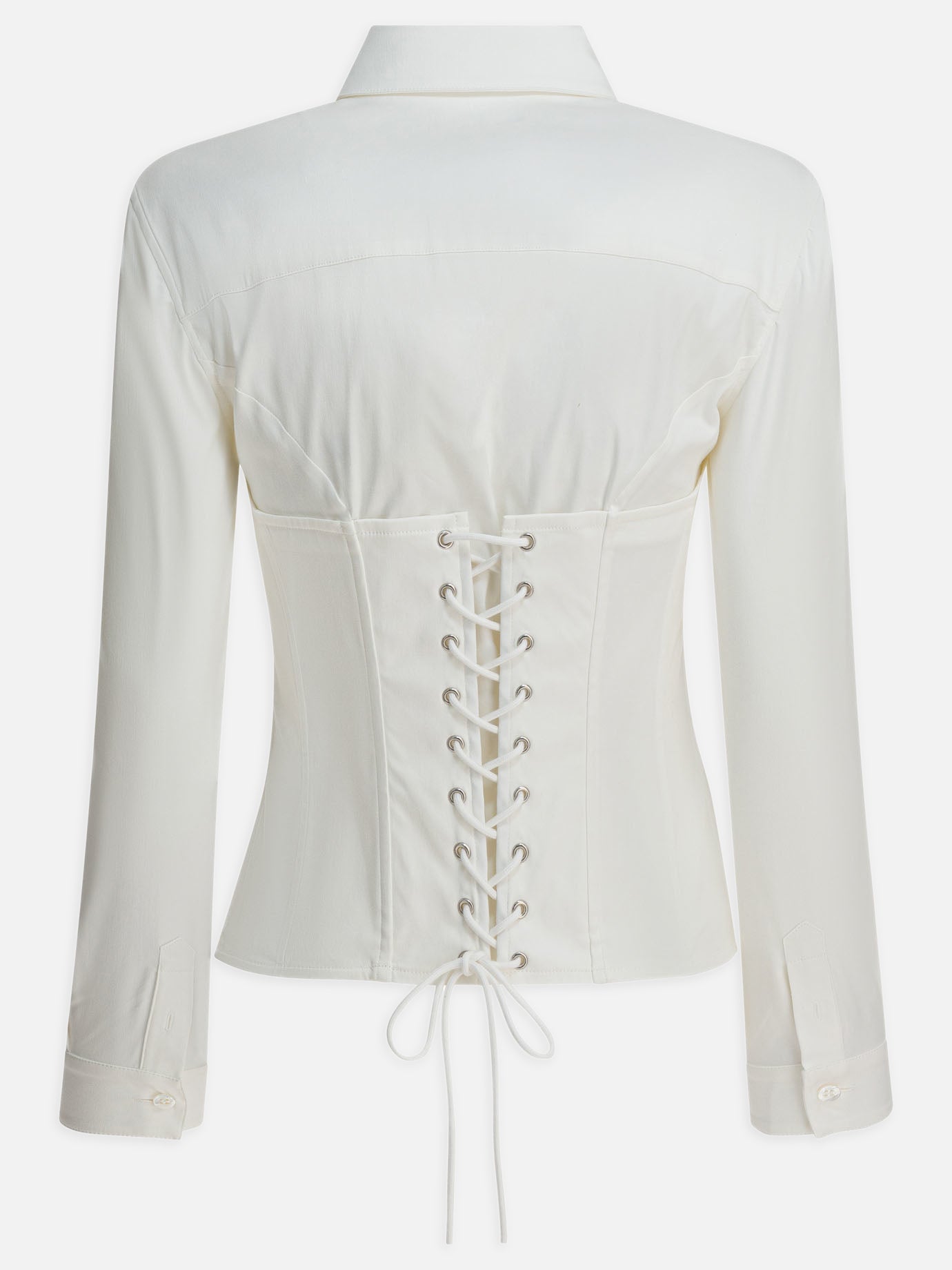 Camicie casual Solid colour  Bianco - Balenciaga Donna | PDP | VIETTI Online Store | thumbnail_2