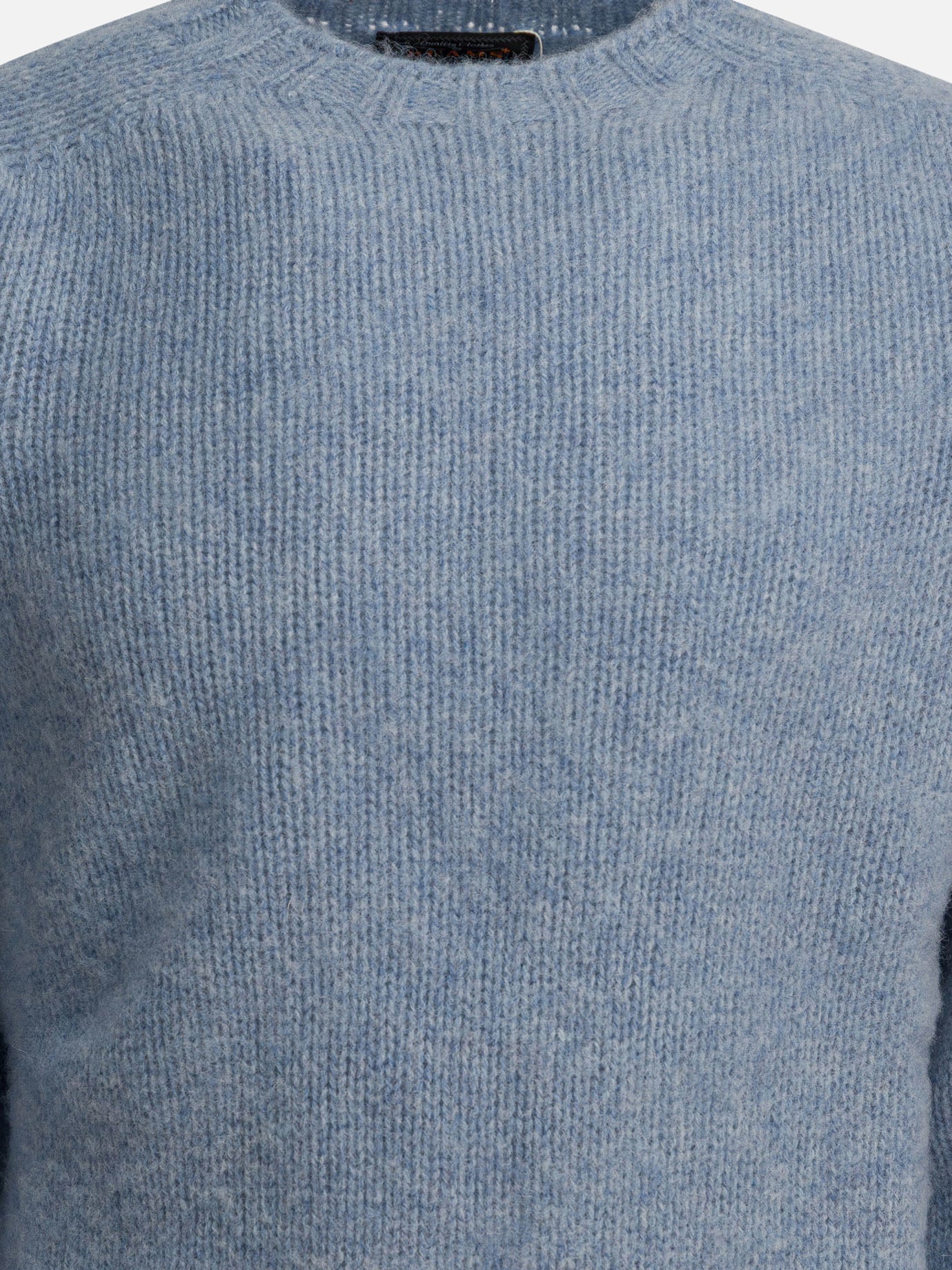 Crewneck sweaters Solid colour  Light blue - Beams Plus Men | PDP | VIETTI Online Store | thumbnail_3