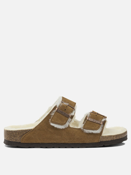 Flat sandals 100% leather  Beige - Birkenstock Women | PLP | VIETTI Online Store 
