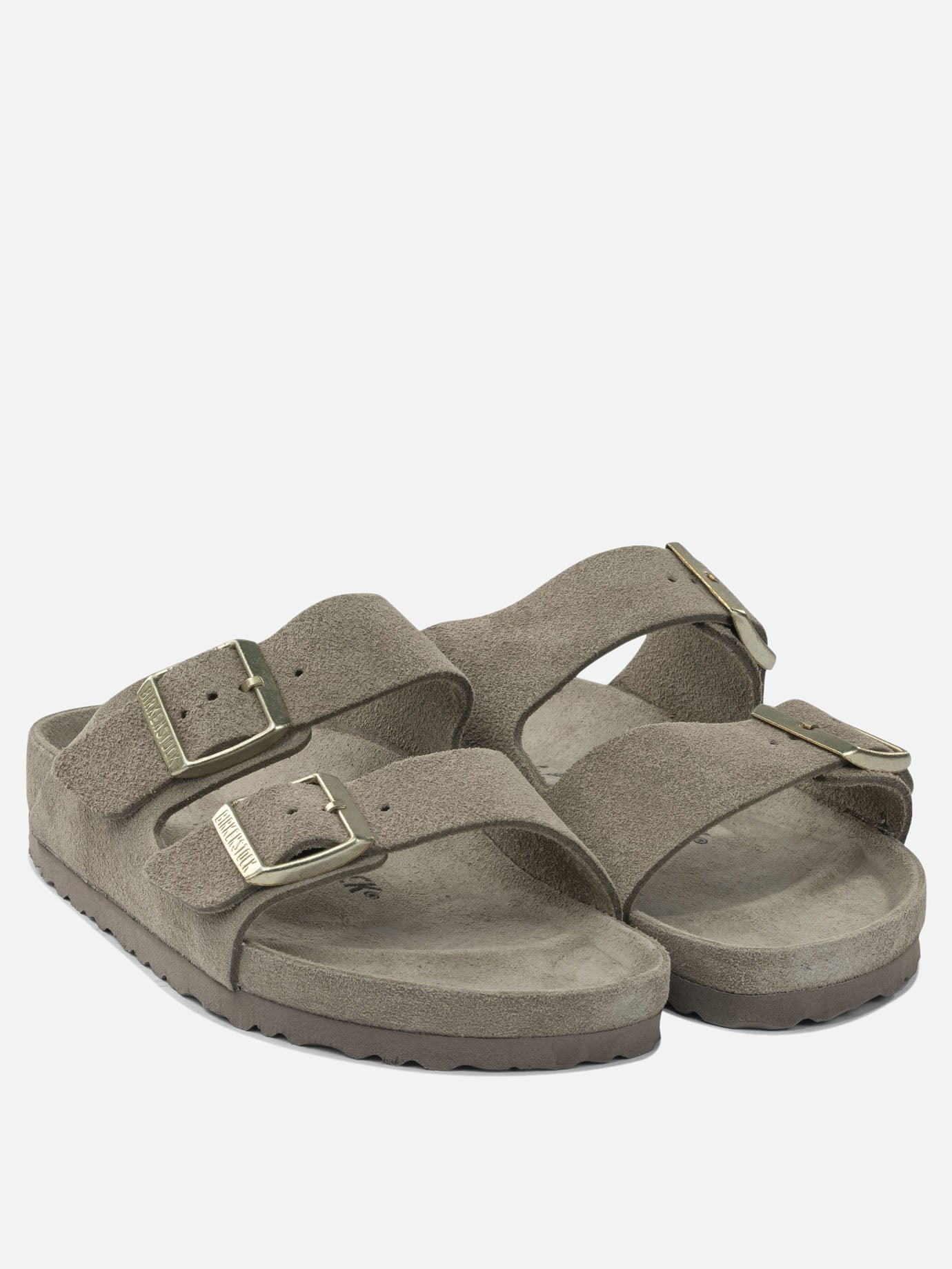 Flat sandals 100% leather  Grey - Birkenstock Women | PDP | VIETTI Online Store | thumbnail_3