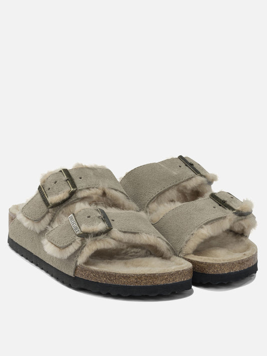Flat sandals 100% leather  Grey - Birkenstock Women | PLP | VIETTI Online Store | 2
