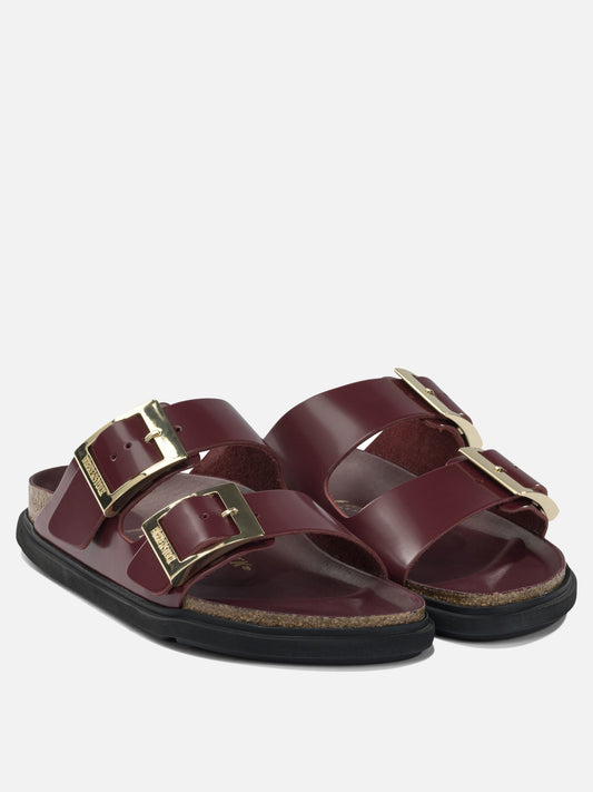 Flat sandals 100% leather - 100% rubber  Bordeaux - Birkenstock Women | PLP | VIETTI Online Store | 2
