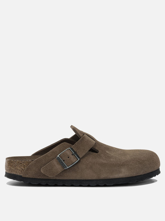 Slides 100% leather  Brown - Birkenstock Women | PLP | VIETTI Online Store 
