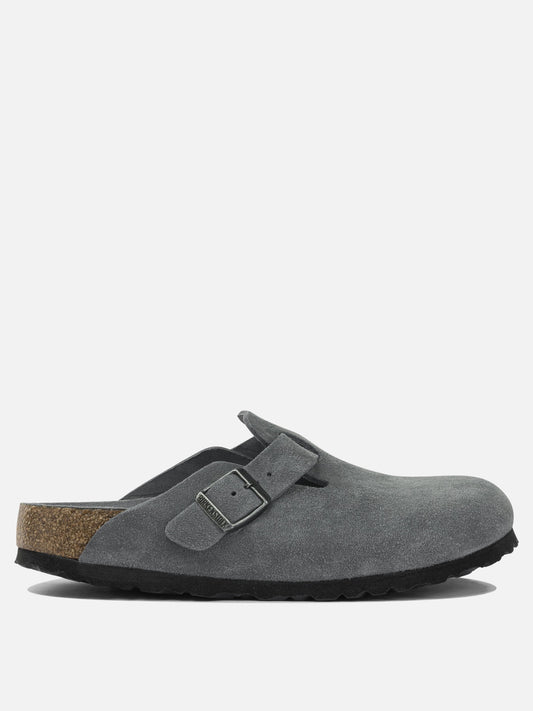 Slides 100% leather  Grey - Birkenstock Women | PLP | VIETTI Online Store 
