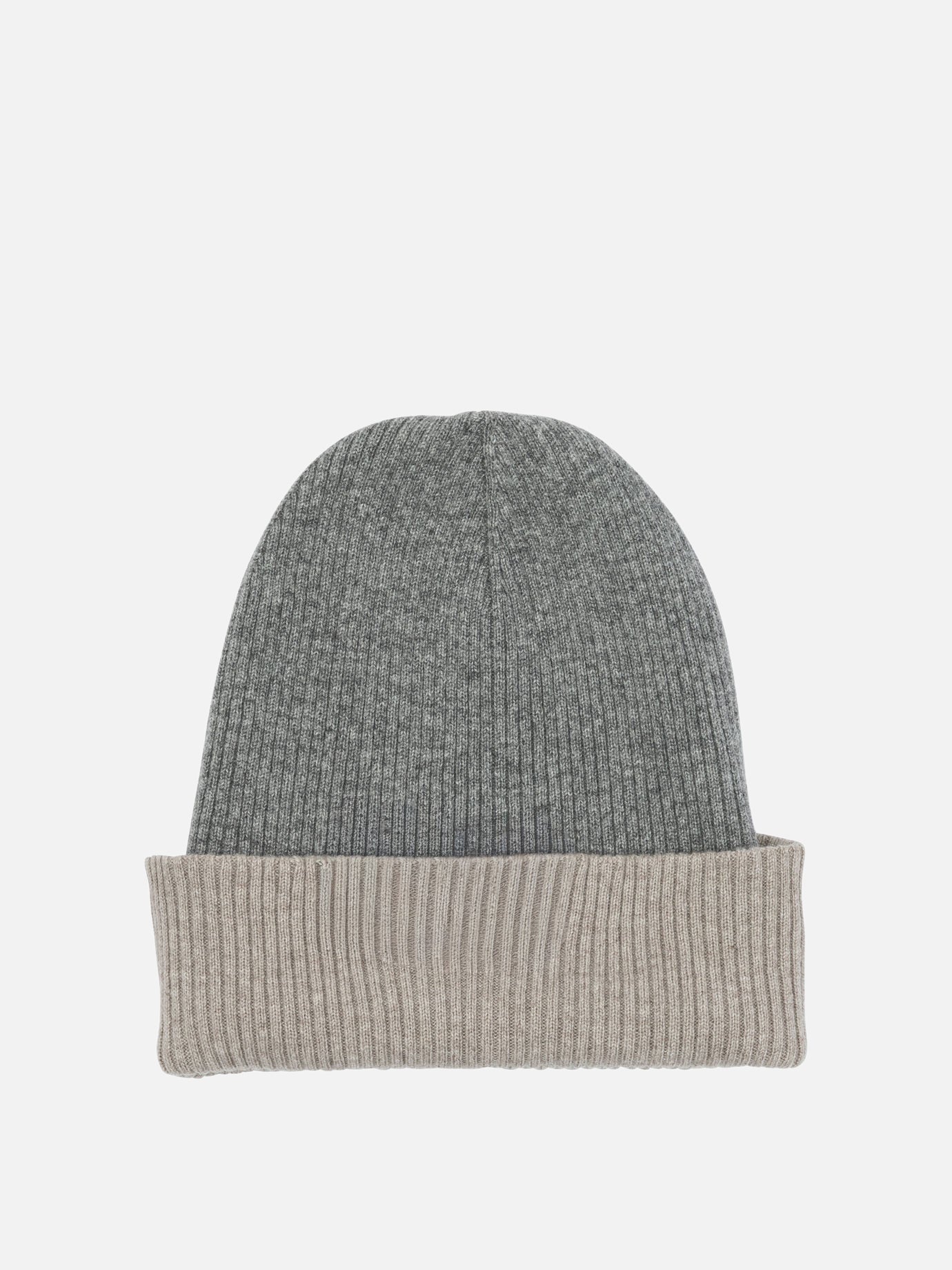 Beanies 100% cashmere  Grey - Brunello Cucinelli Men | PDP | VIETTI Online Store | thumbnail_2