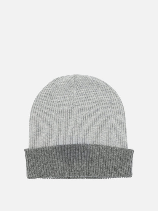 Beanies 100% cashmere  Grey - Brunello Cucinelli Men | PDP | VIETTI Online Store | 2
