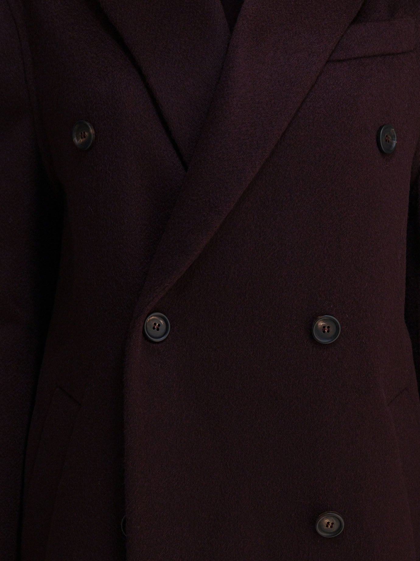 Cappotti lunghi Solid colour  Rosso - Brunello Cucinelli Donna | PDP | VIETTI Online Store | Zoom-Modal_3
