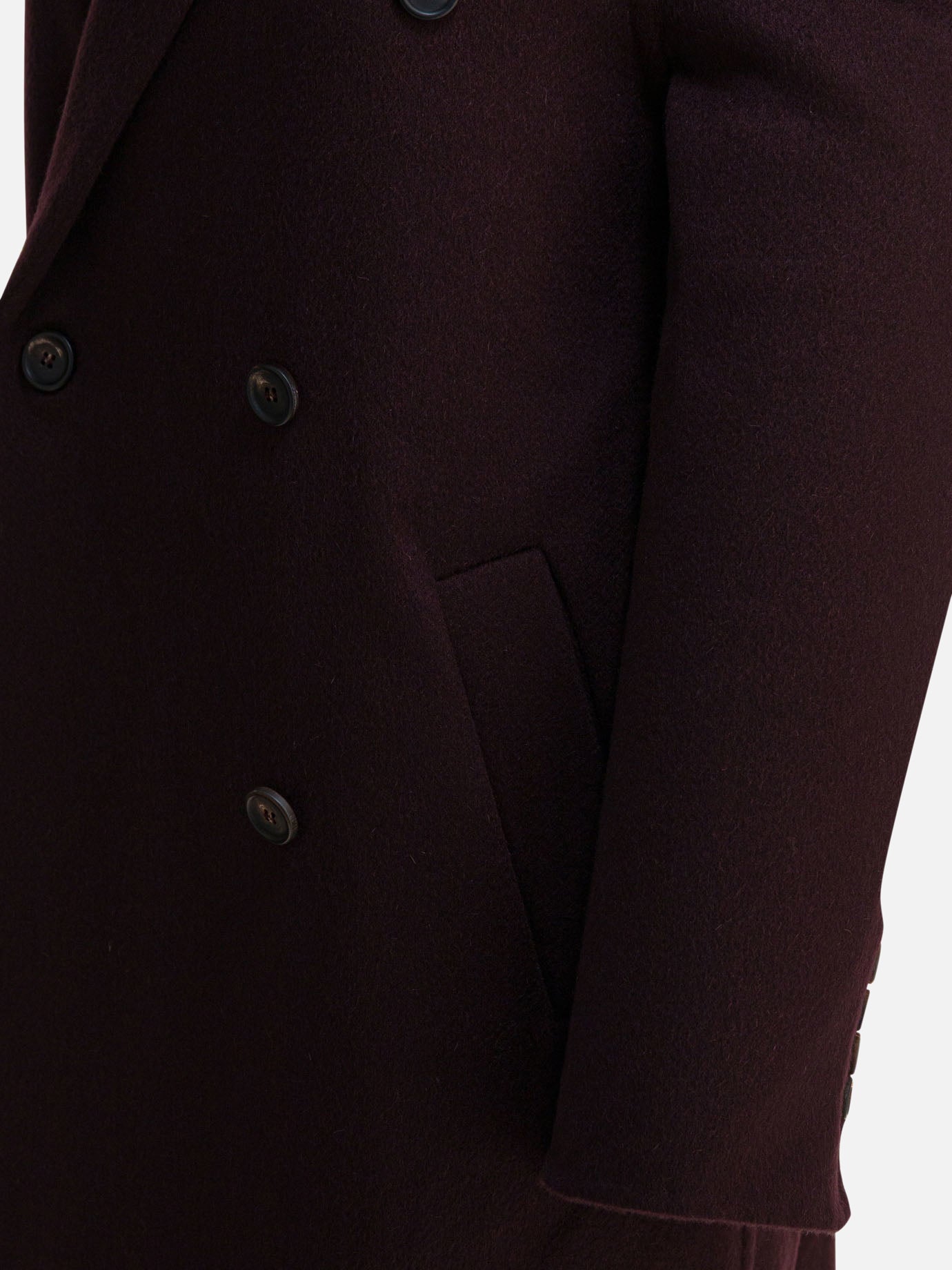 Cappotti lunghi Solid colour  Rosso - Brunello Cucinelli Donna | PDP | VIETTI Online Store | Zoom-Modal_4
