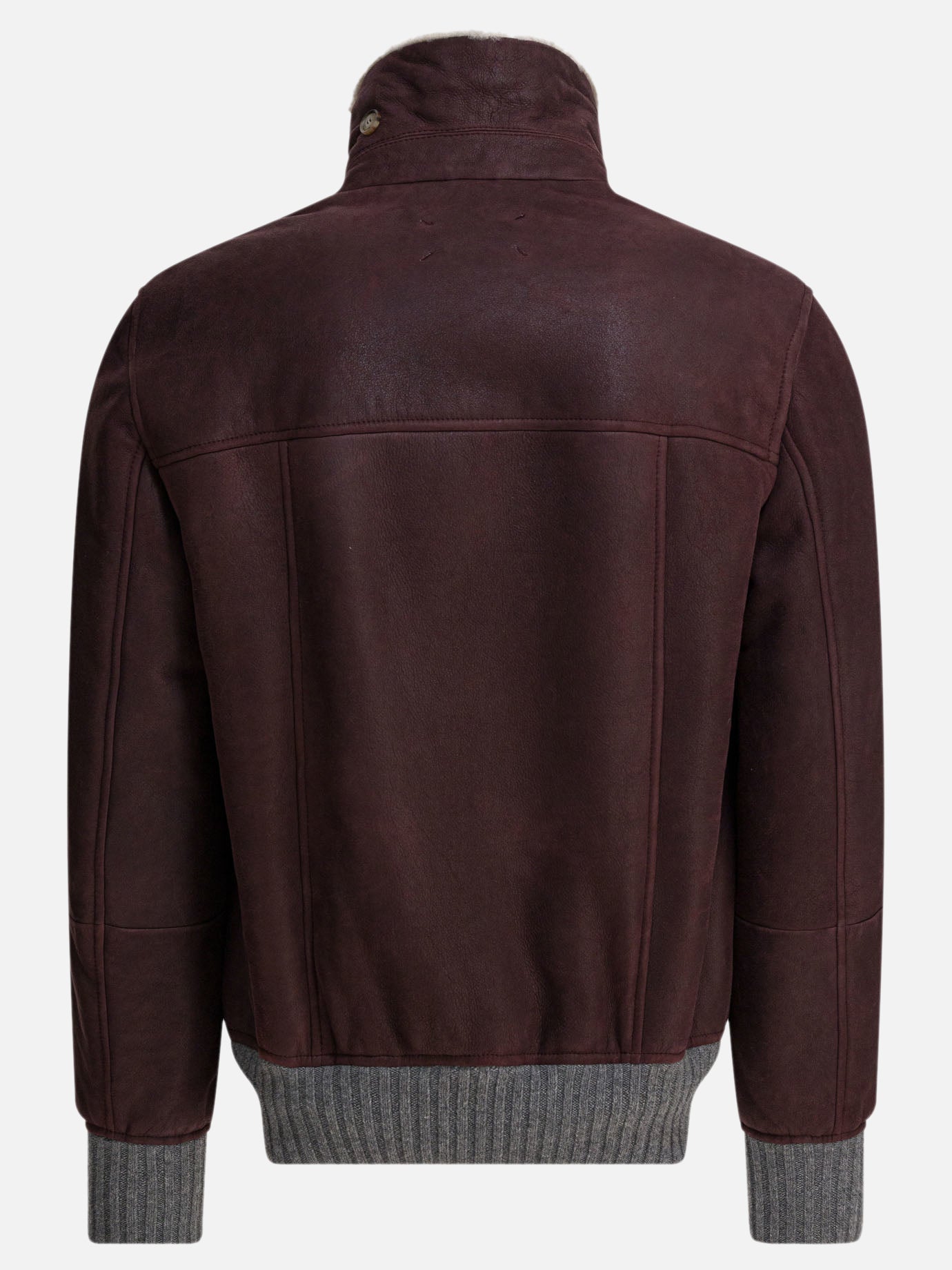 Short coats Solid colour  Bordeaux - Brunello Cucinelli Men | PDP | VIETTI Online Store | thumbnail_2