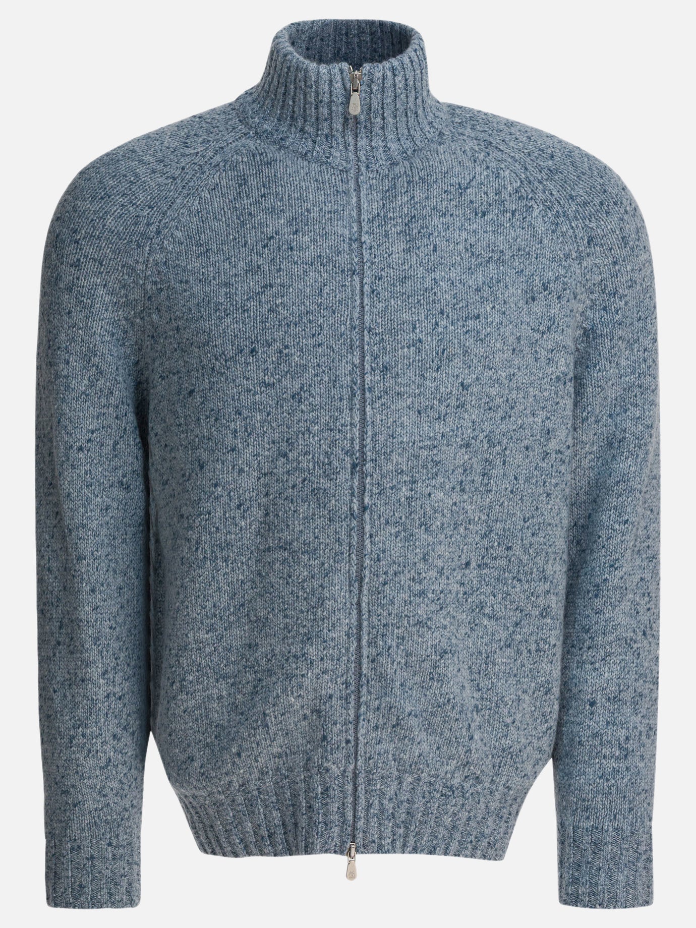 Zipped sweaters Solid colour  Grey - Brunello Cucinelli Men | PDP | VIETTI Online Store | Zoom-Modal
