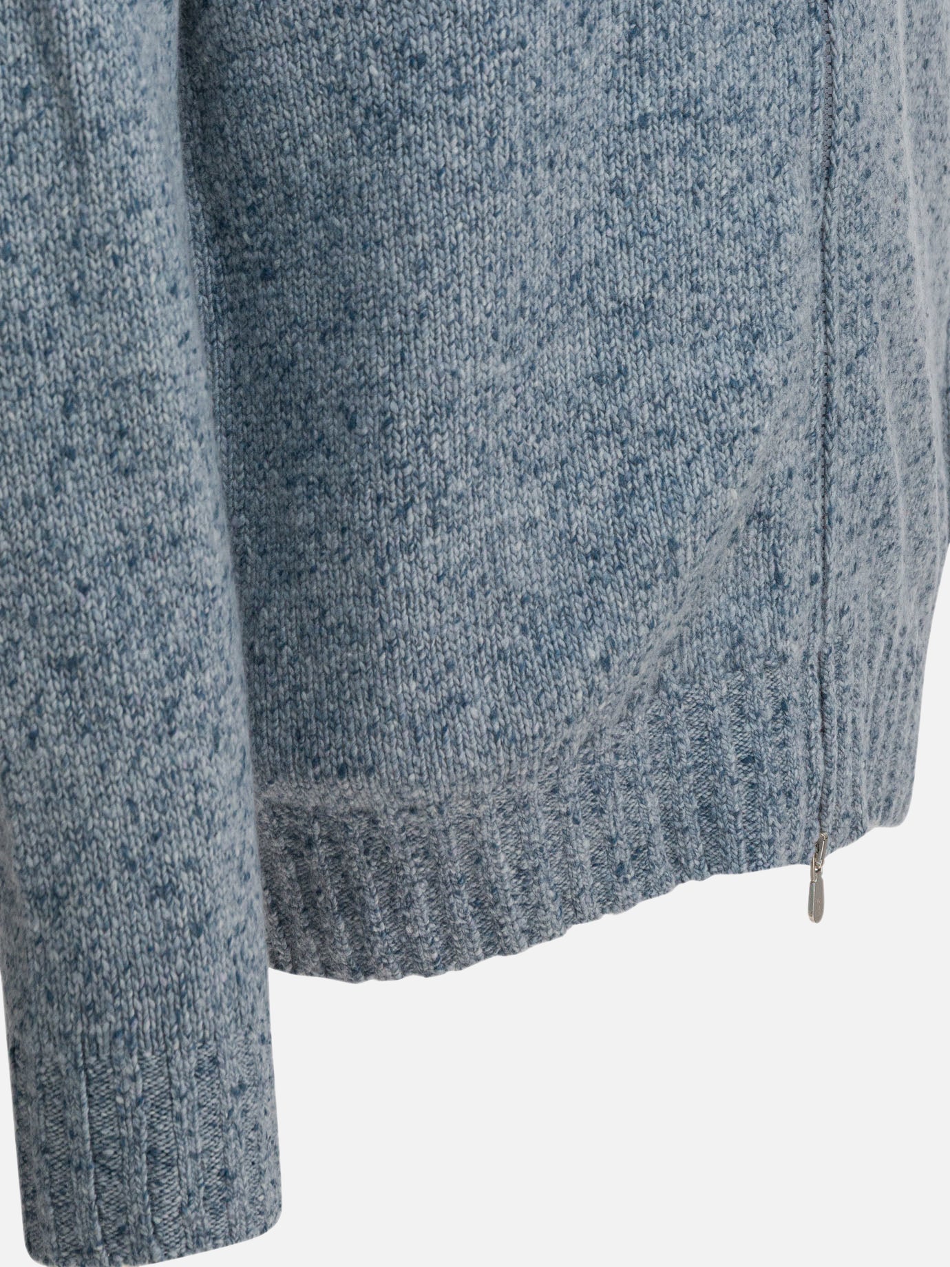 Zipped sweaters Solid colour  Grey - Brunello Cucinelli Men | PDP | VIETTI Online Store | thumbnail_4