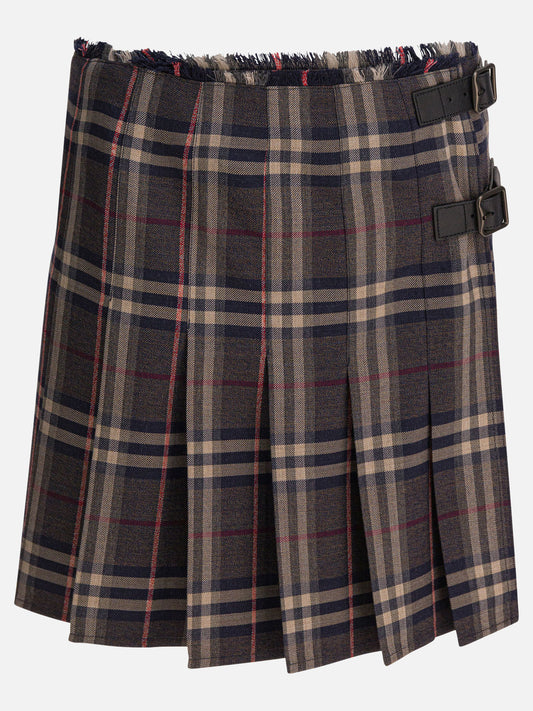 Minigonne Check  Nero - Burberry Donna | PDP | VIETTI Online Store 
